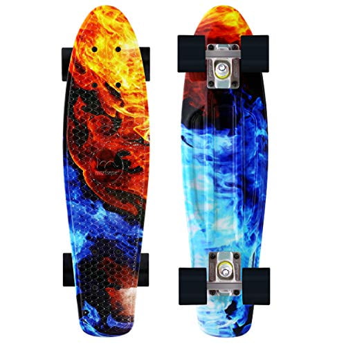 Rainbow M Merkapa Complete 22 inch Cruiser Skateboard for Youth Beginners Rainbow M Merkapa Complete 22 inch Cruiser Skateboard for Youth Beginners
